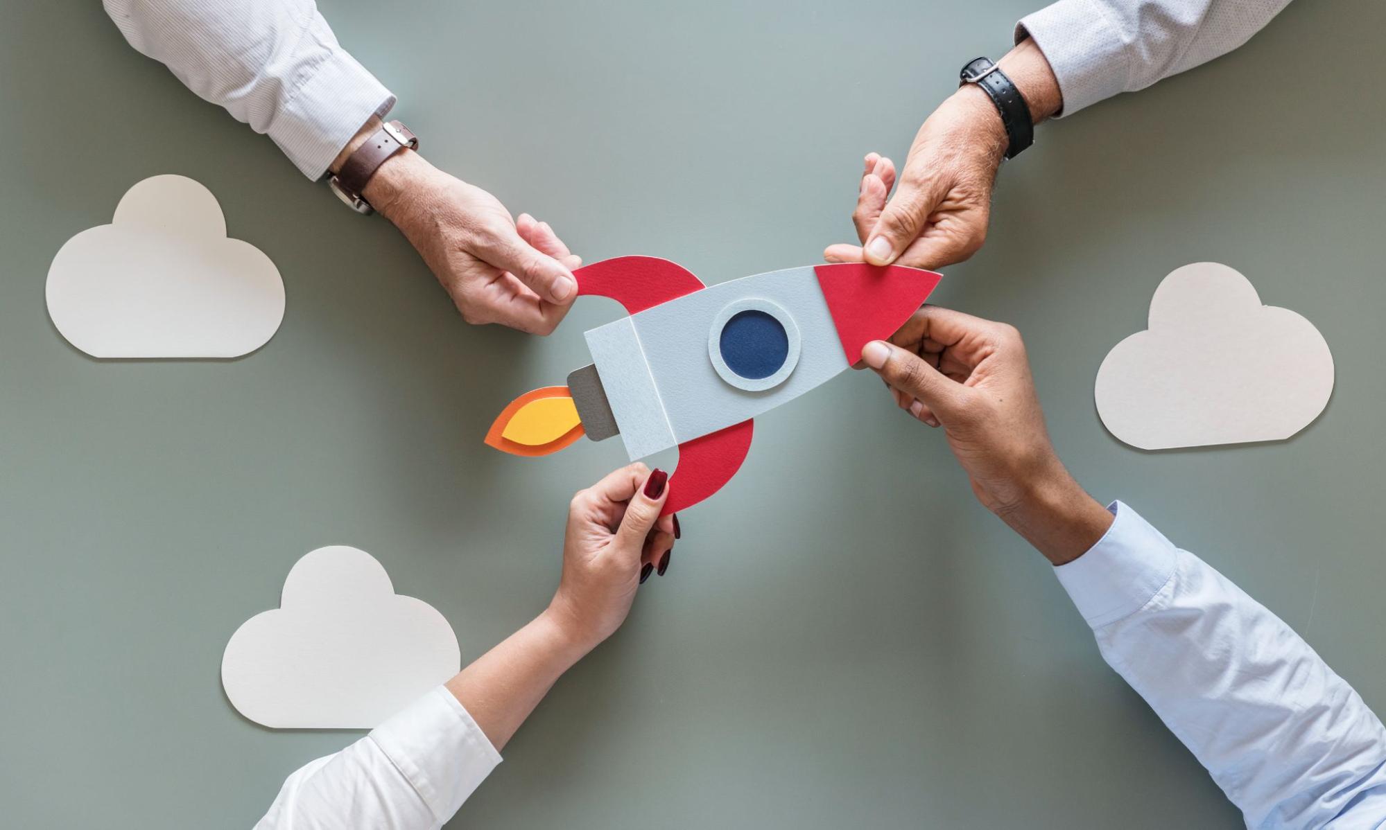 Image - A rocket, concept for startups - BFC Funding